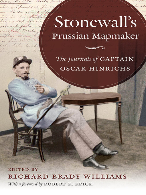 Title details for Stonewall's Prussian Mapmaker by Robert K. Krick - Available